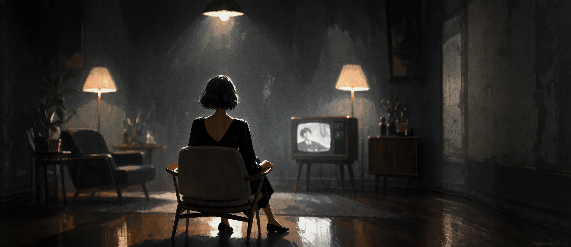 Alone With Flickering Light
