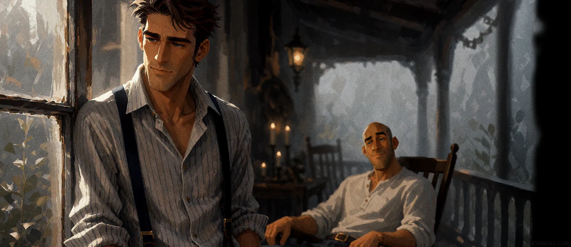 Quiet Companions on the Porch