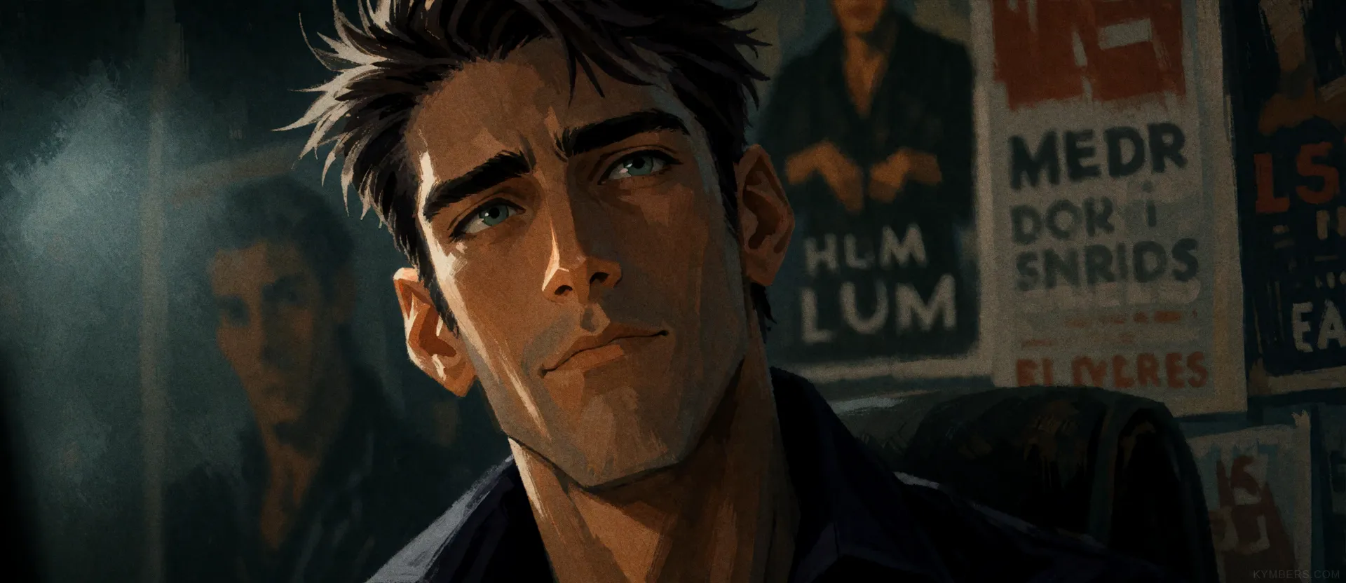 Tim in Shadowed Reverie