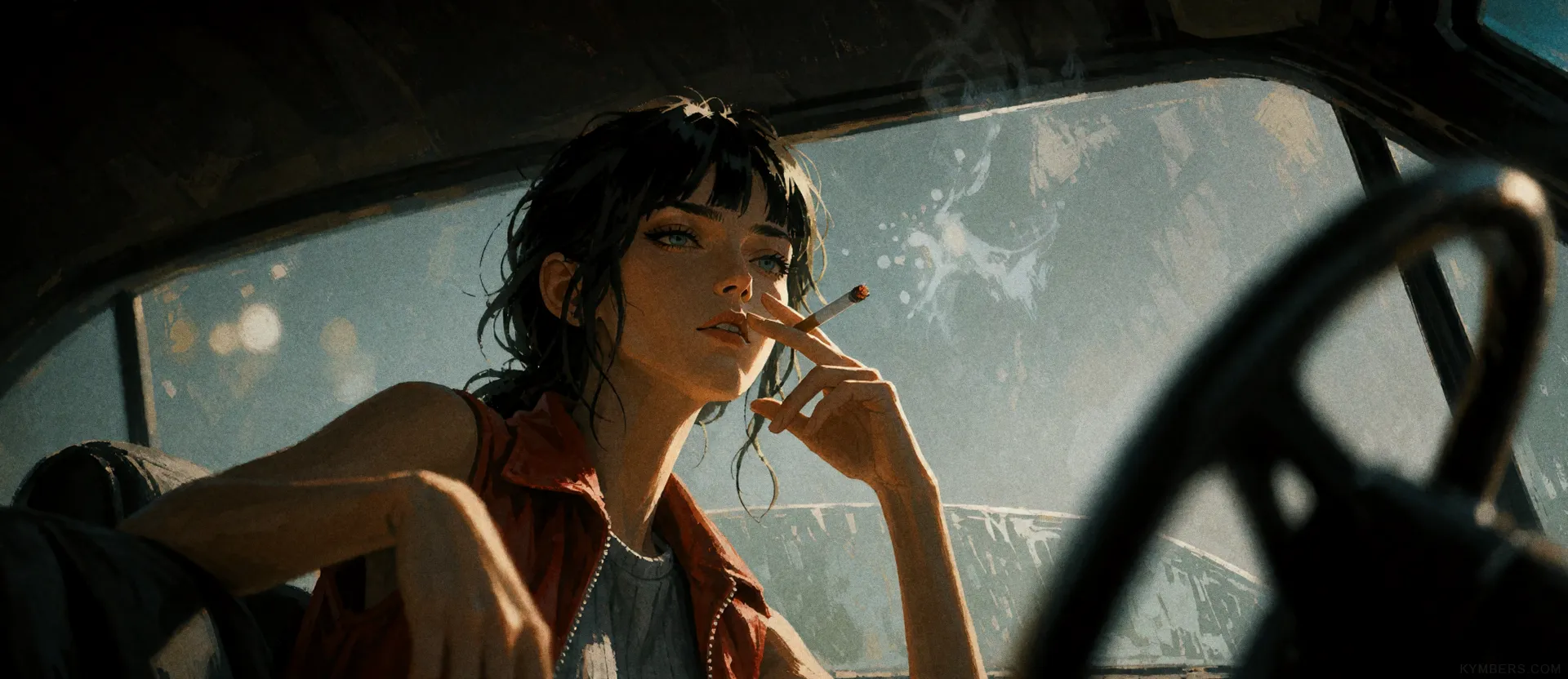 Sunlit Cigarette Pause