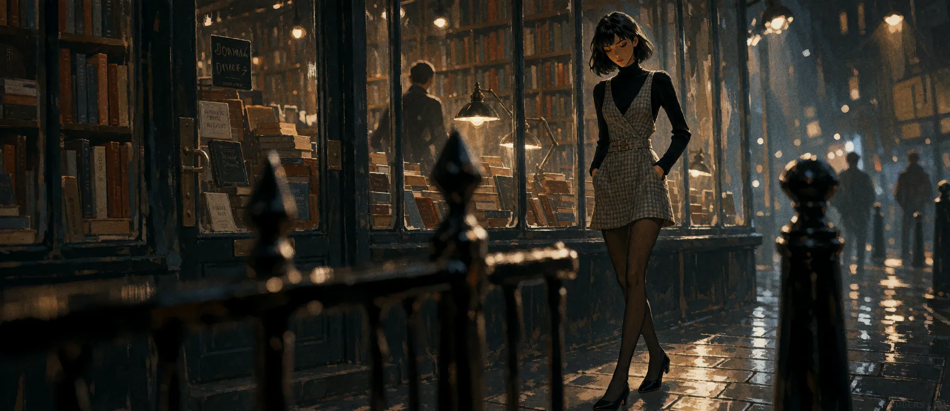 Passing the Lamplit Bookshop