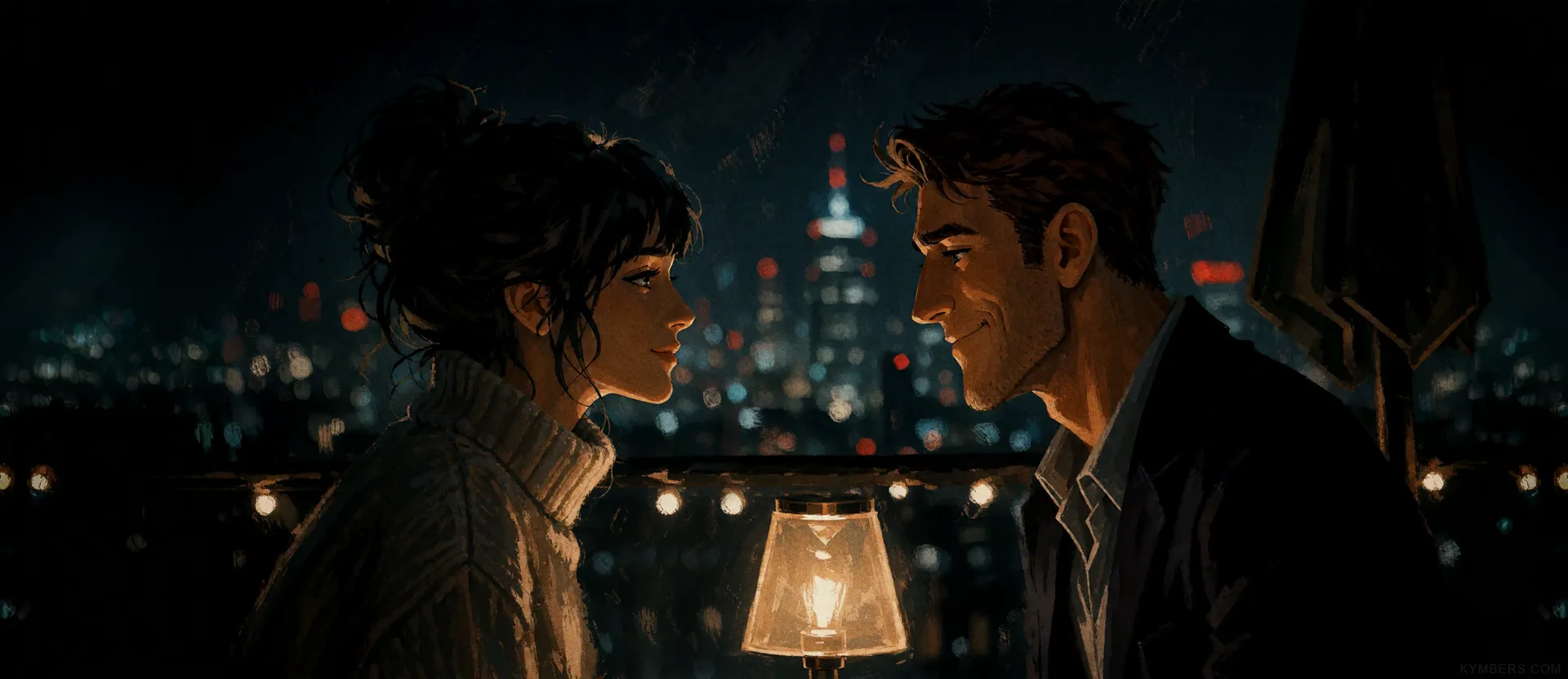 Rooftop Glow Between Us