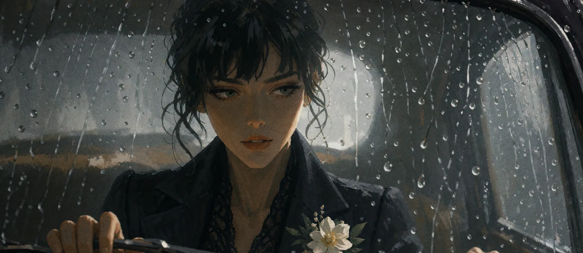 Eva in the Rain