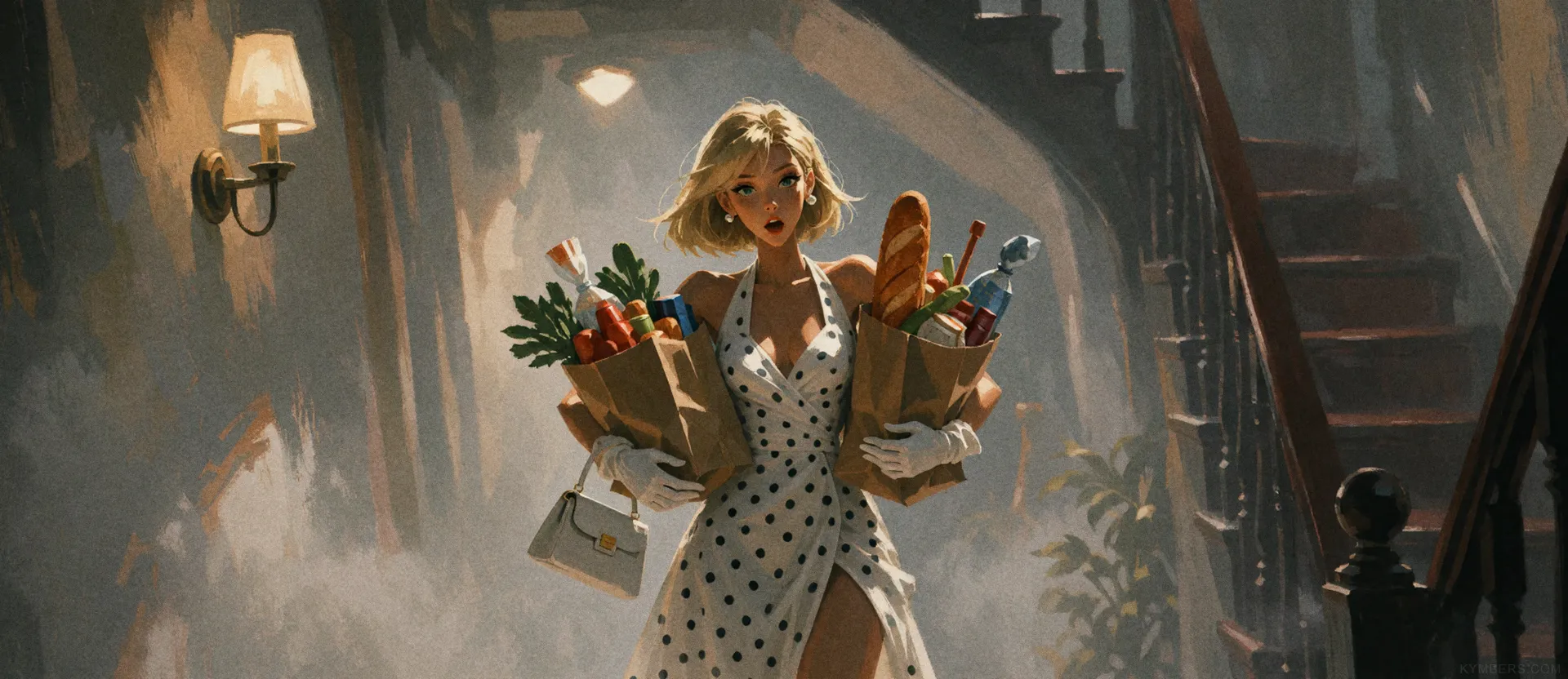 May Returns With Groceries